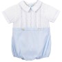 WHITE & BLUE EMBROIDERED BUBBLE 2